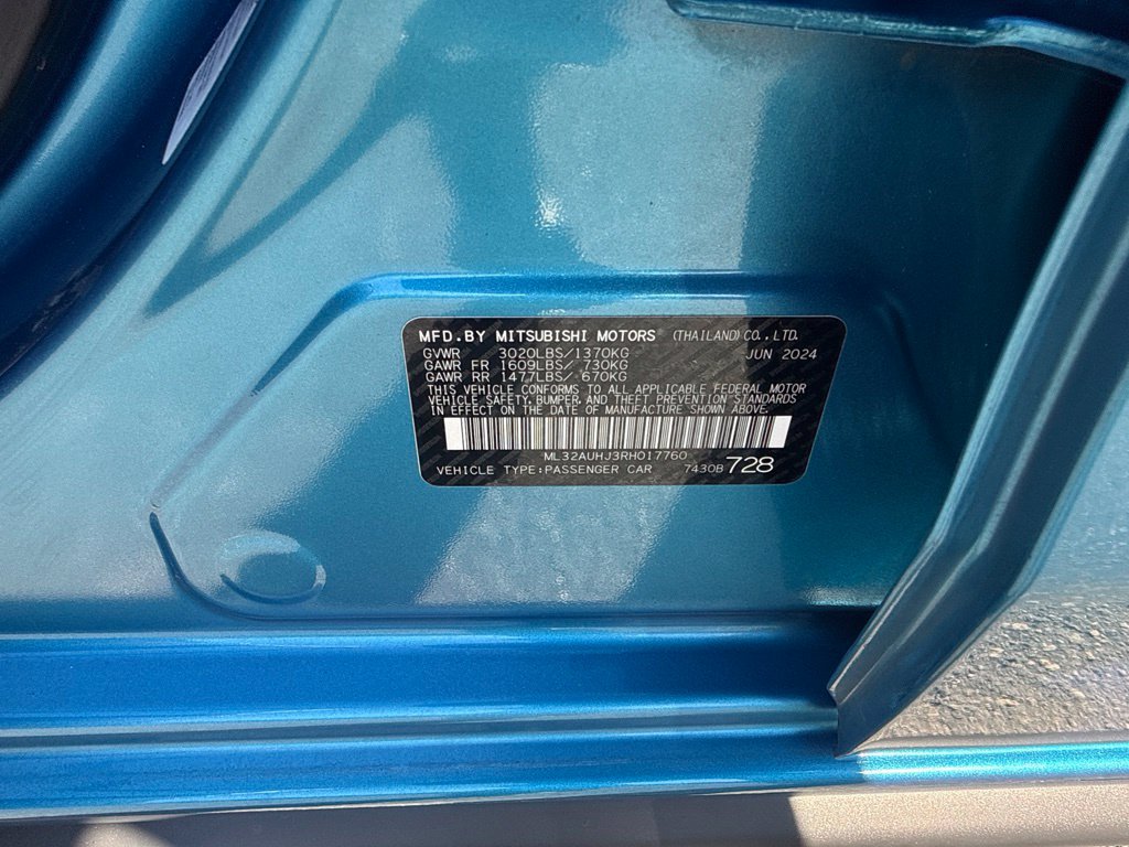 Used 2024 Mitsubishi Mirage ES FWD image 30