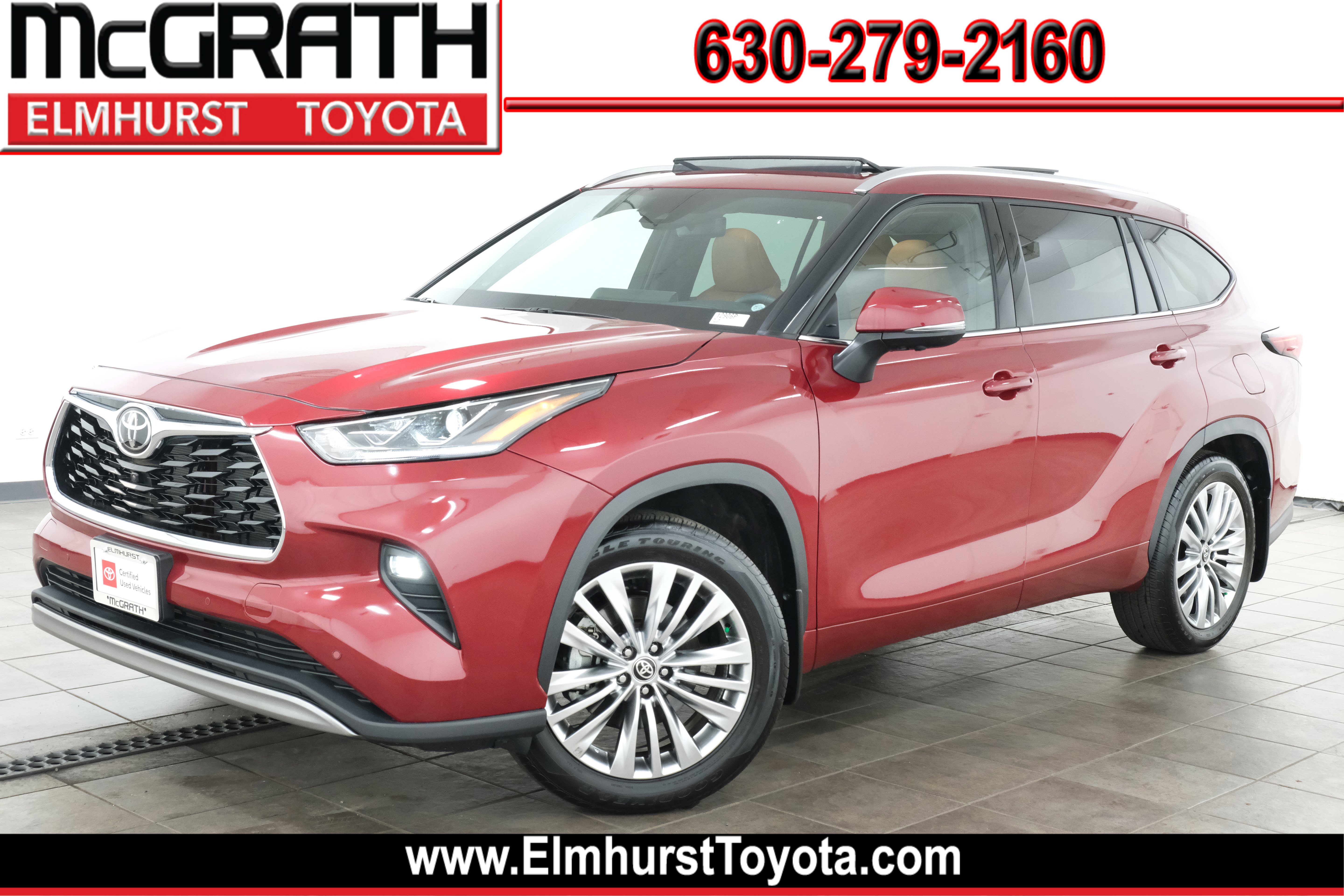 Certified 2025 Toyota Highlander Platinum