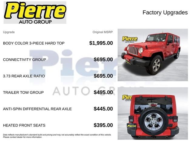 Used 2016 Jeep Wrangler Unlimited Sahara w/ Connectivity Group image 13