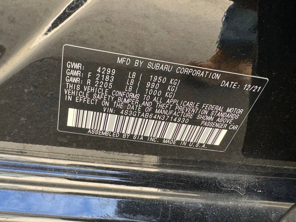 Used 2022 Subaru Impreza 2.0i image 27