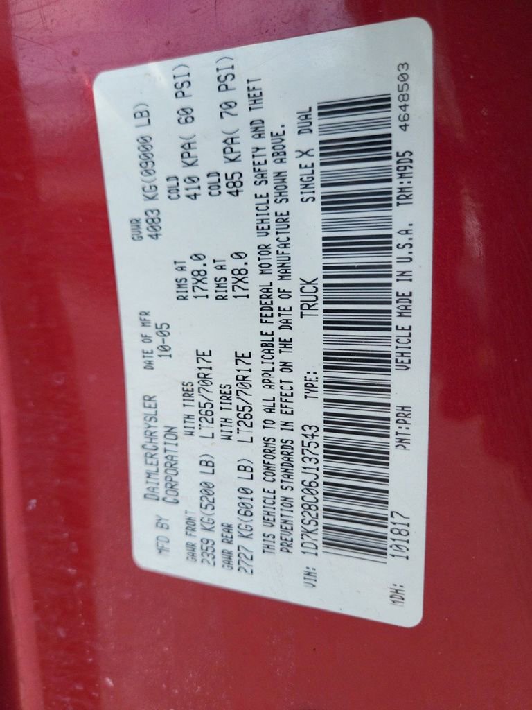 Used 2006 Dodge Ram 2500 Truck SLT w/ Quad Cab Big Horn Value Group image 20