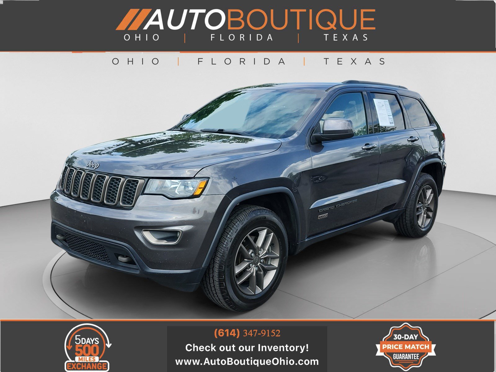 Used 2016 Jeep Grand Cherokee Laredo 75th Anniversary