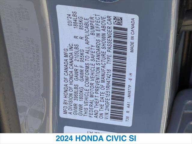 Certified 2024 Honda Civic Si image 26