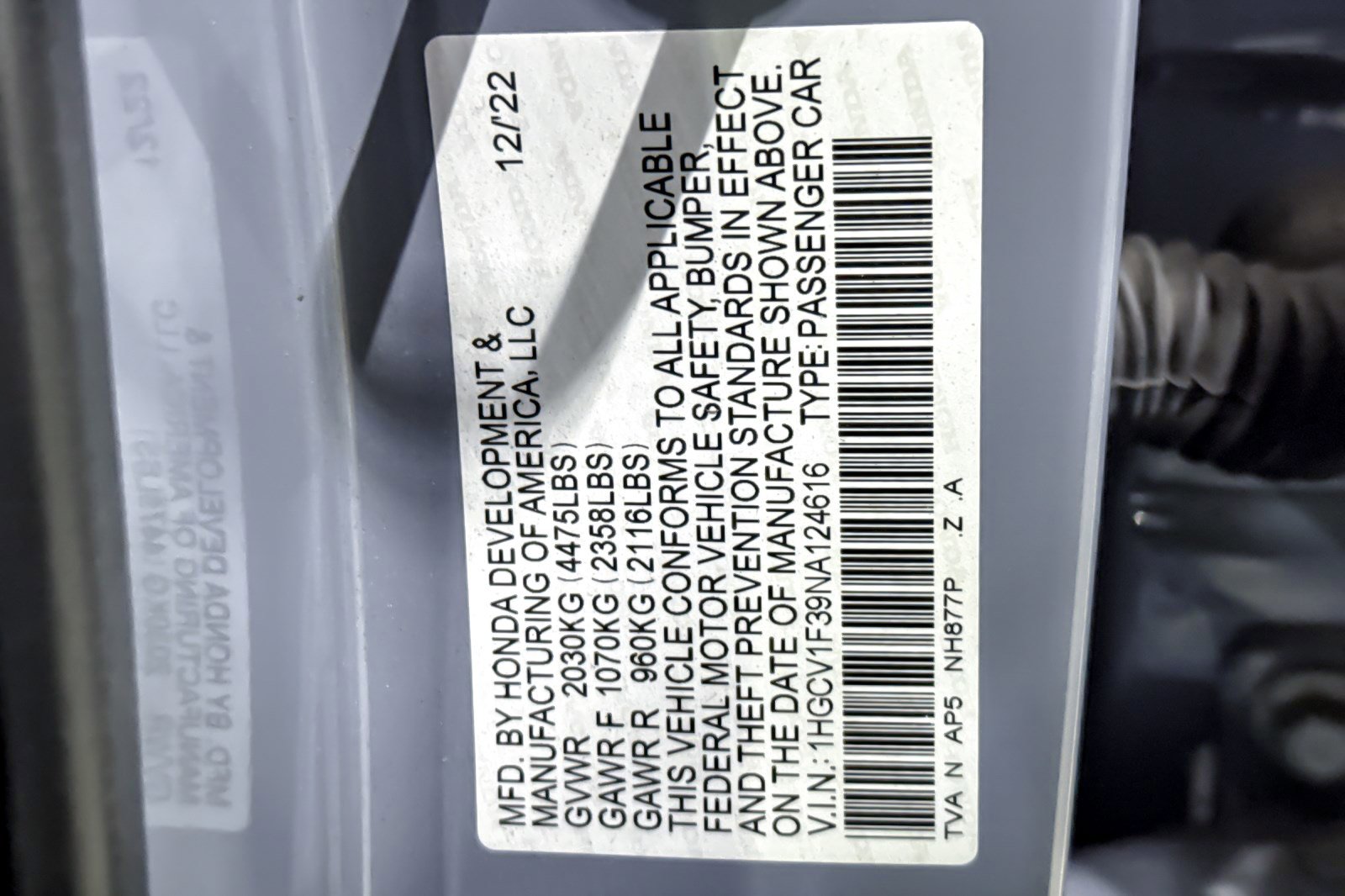 Used 2022 Honda Accord Sport image 21
