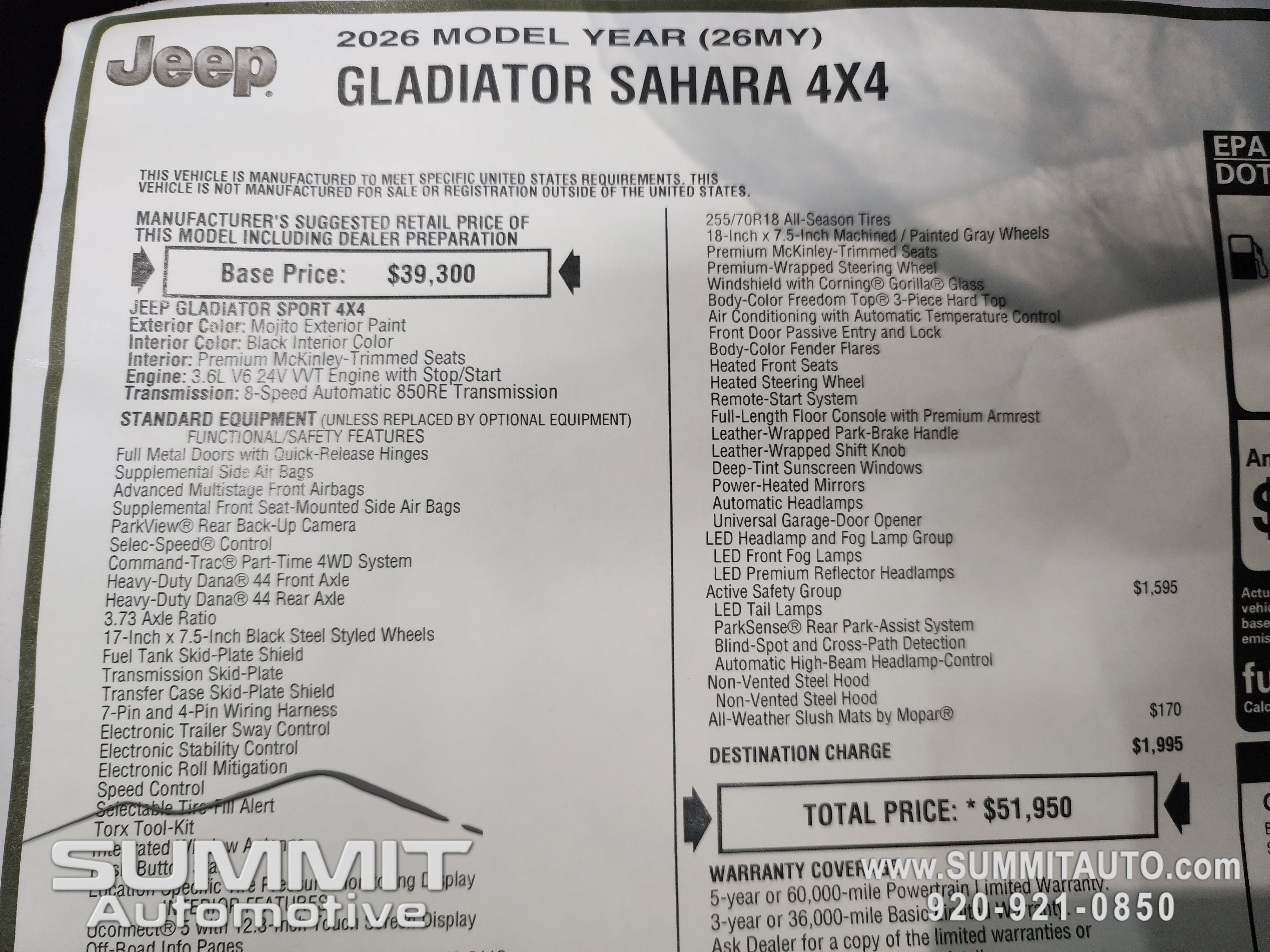 New 2026 Jeep Gladiator Sahara image 35