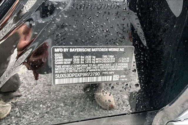 Used 2023 BMW X3 xDrive30i w/ Premium Package image 6