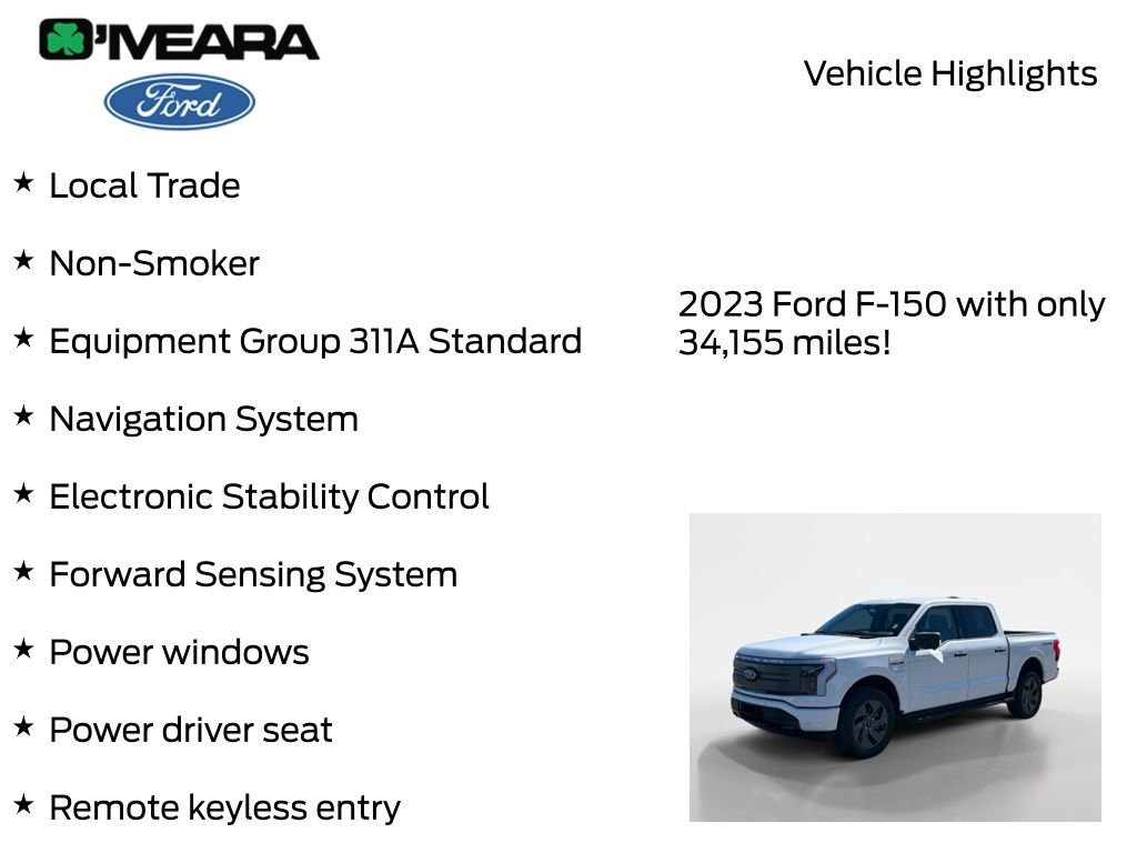 Used 2023 Ford F150 Lightning XLT image 7