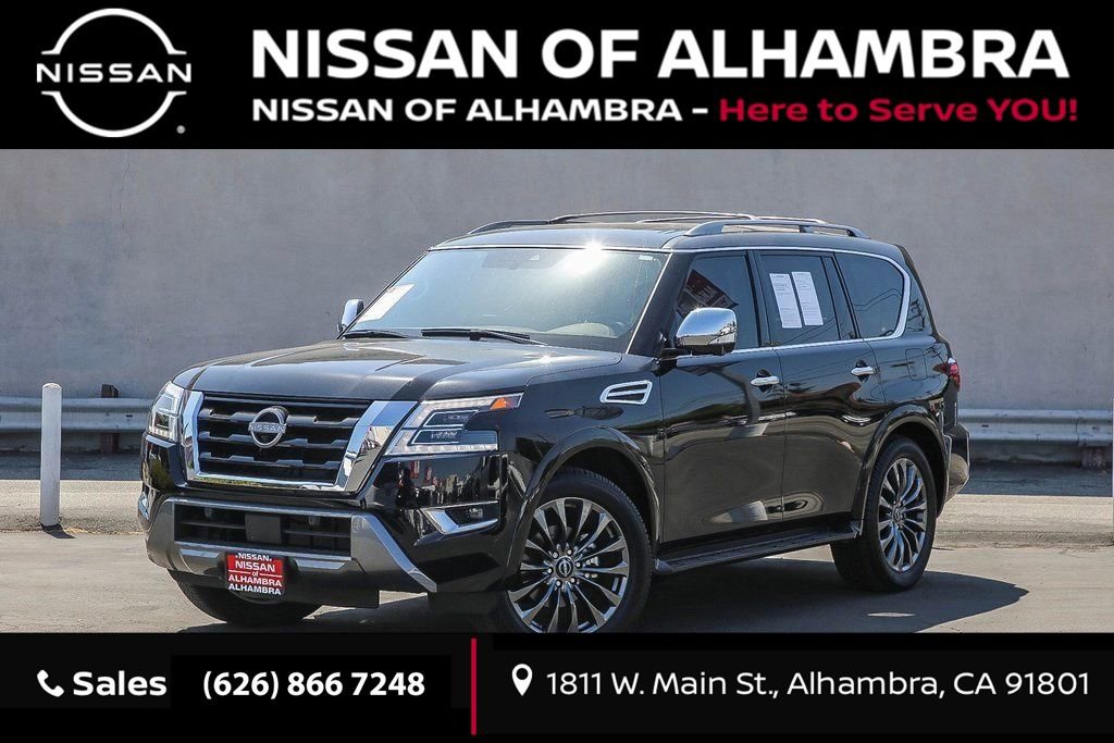 Used 2023 Nissan Armada Platinum w/ Captain's Chairs Package