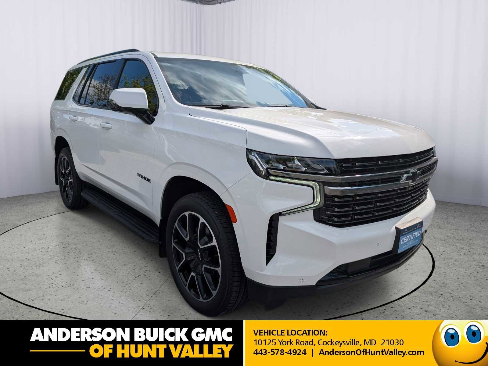 Certified 2022 Chevrolet Tahoe RST w/ Luxury Package AWD/4WD image 1