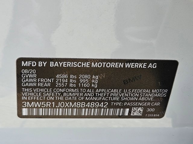 Used 2021 BMW 330i Sedan w/ Driving Assistance Package RWD image 11
