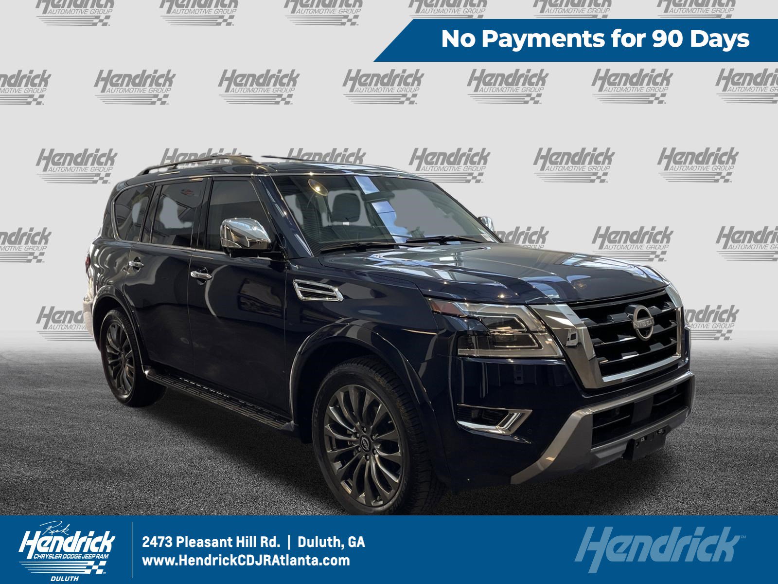 Used 2024 Nissan Armada Platinum w/ Captain's Chairs Package RWD image 1