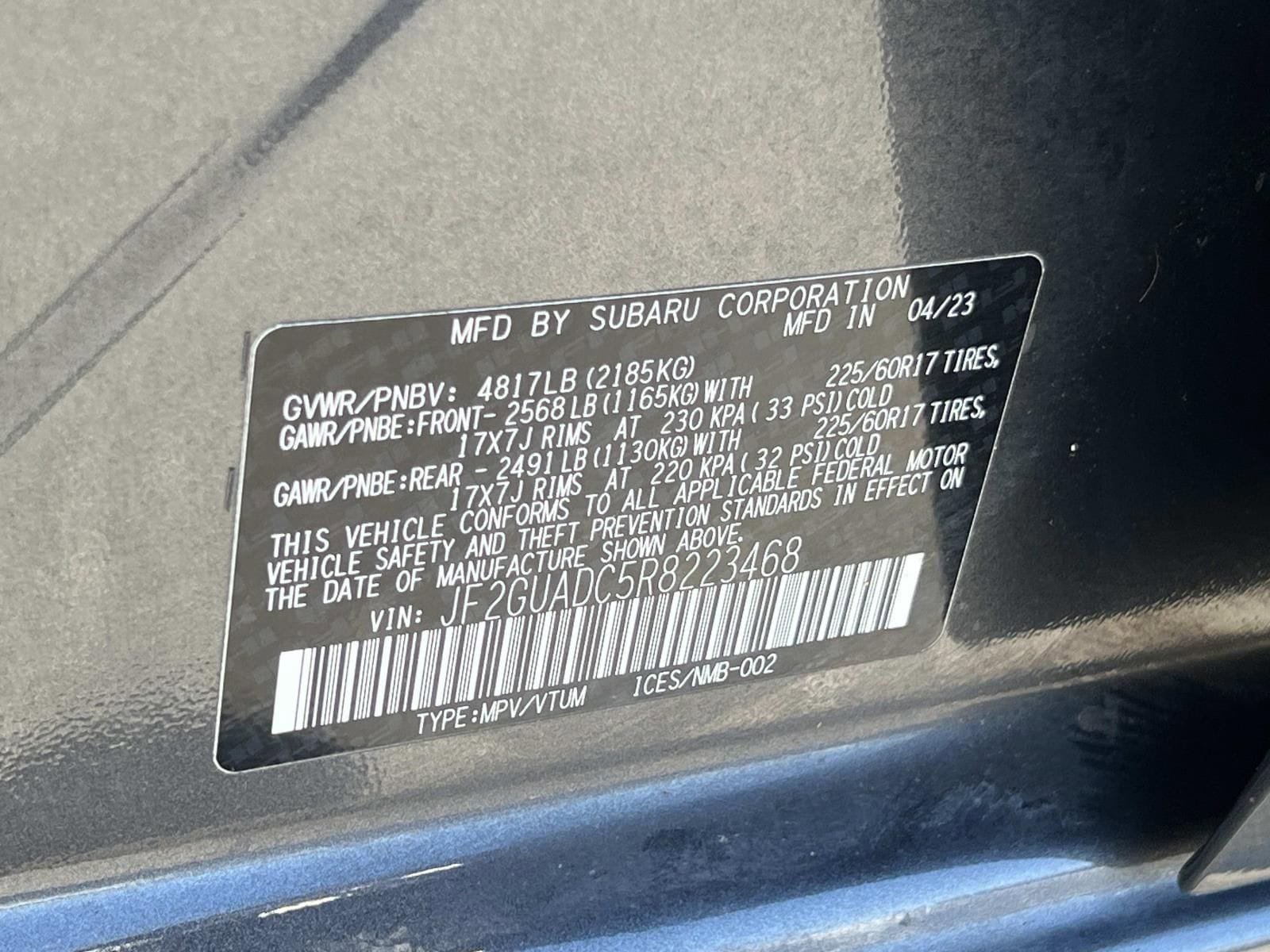 Certified 2024 Subaru Crosstrek 2.0i Premium AWD/4WD image 35