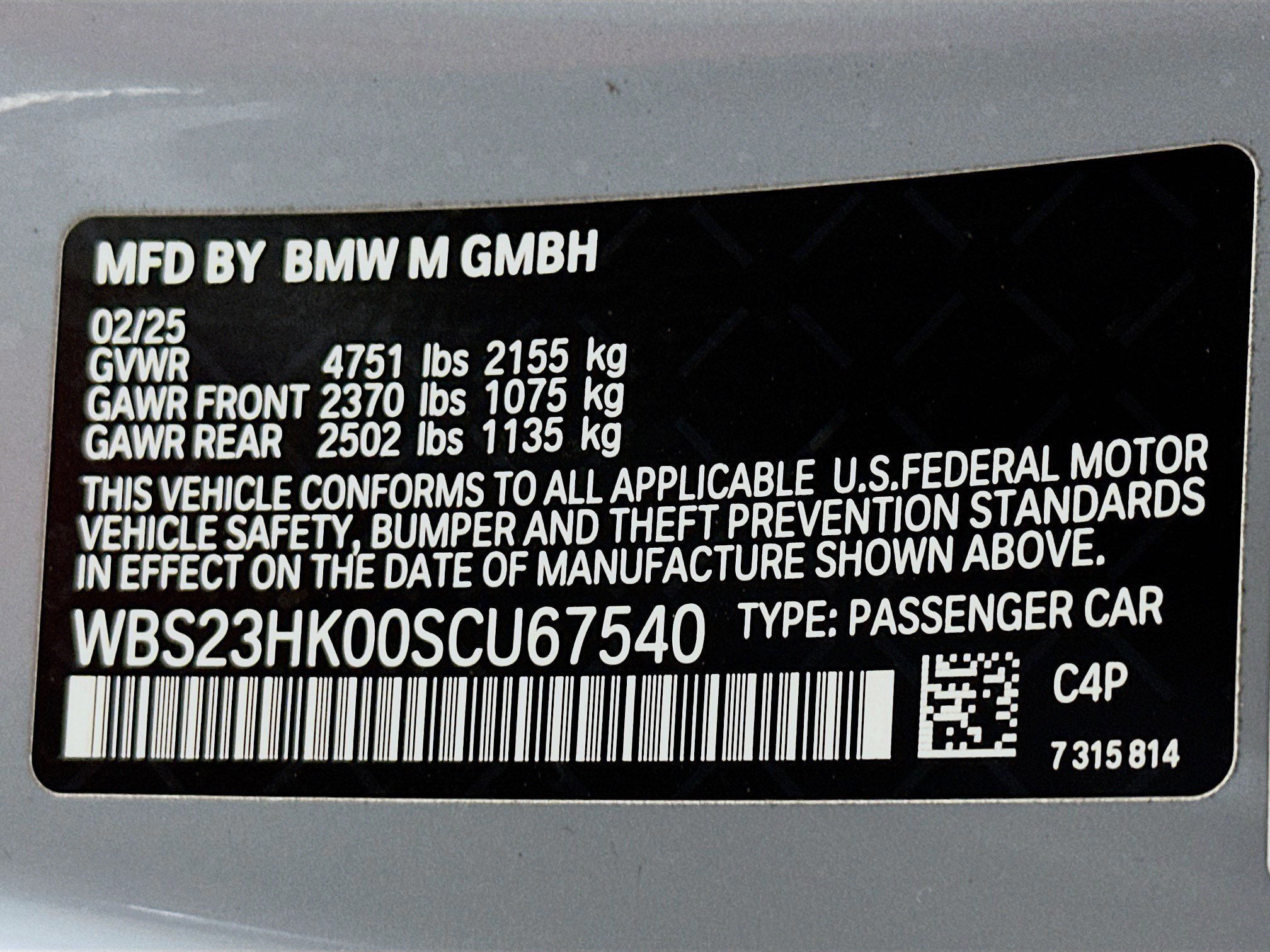 Used 2025 BMW M4 Competition w/ M Carbon Exterior Package image 35