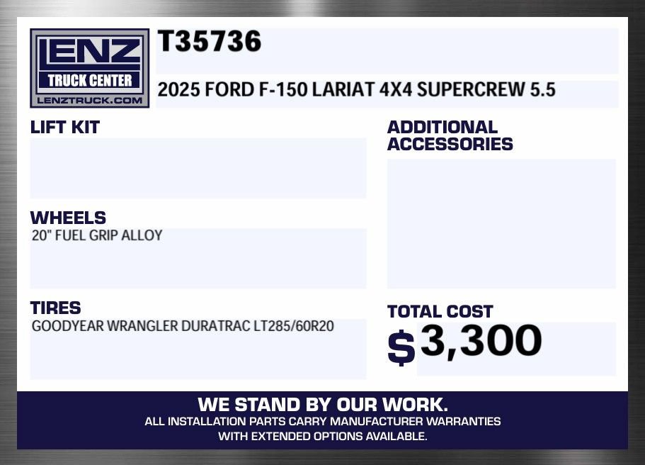 Used 2025 Ford F150 Lariat AWD/4WD image 2