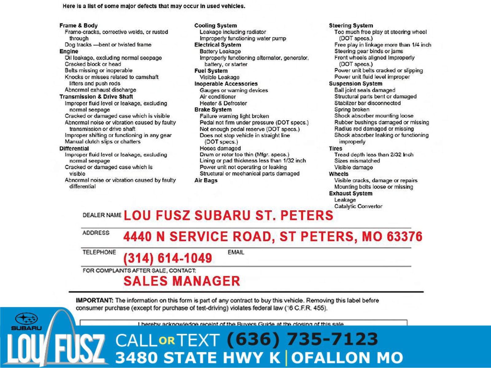 Used 2026 Subaru Forester Sport w/ Sport Package AWD/4WD image 36