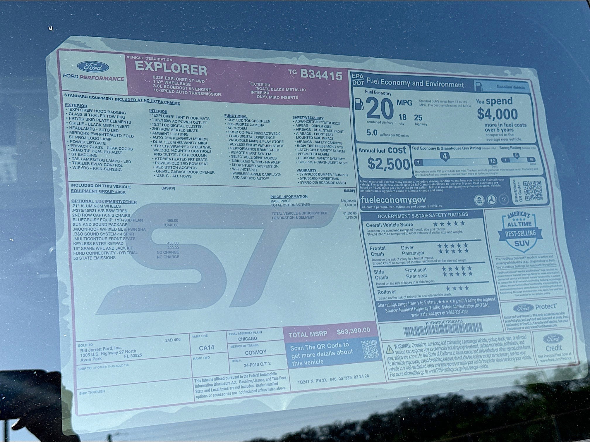 New 2026 Ford Explorer ST image 19