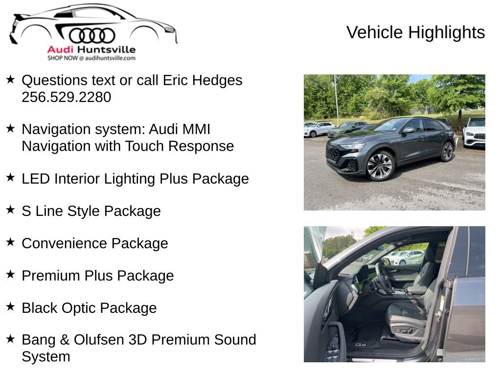 Used 2025 Audi Q8 Premium Plus w/ Premium Plus Package AWD/4WD image 6