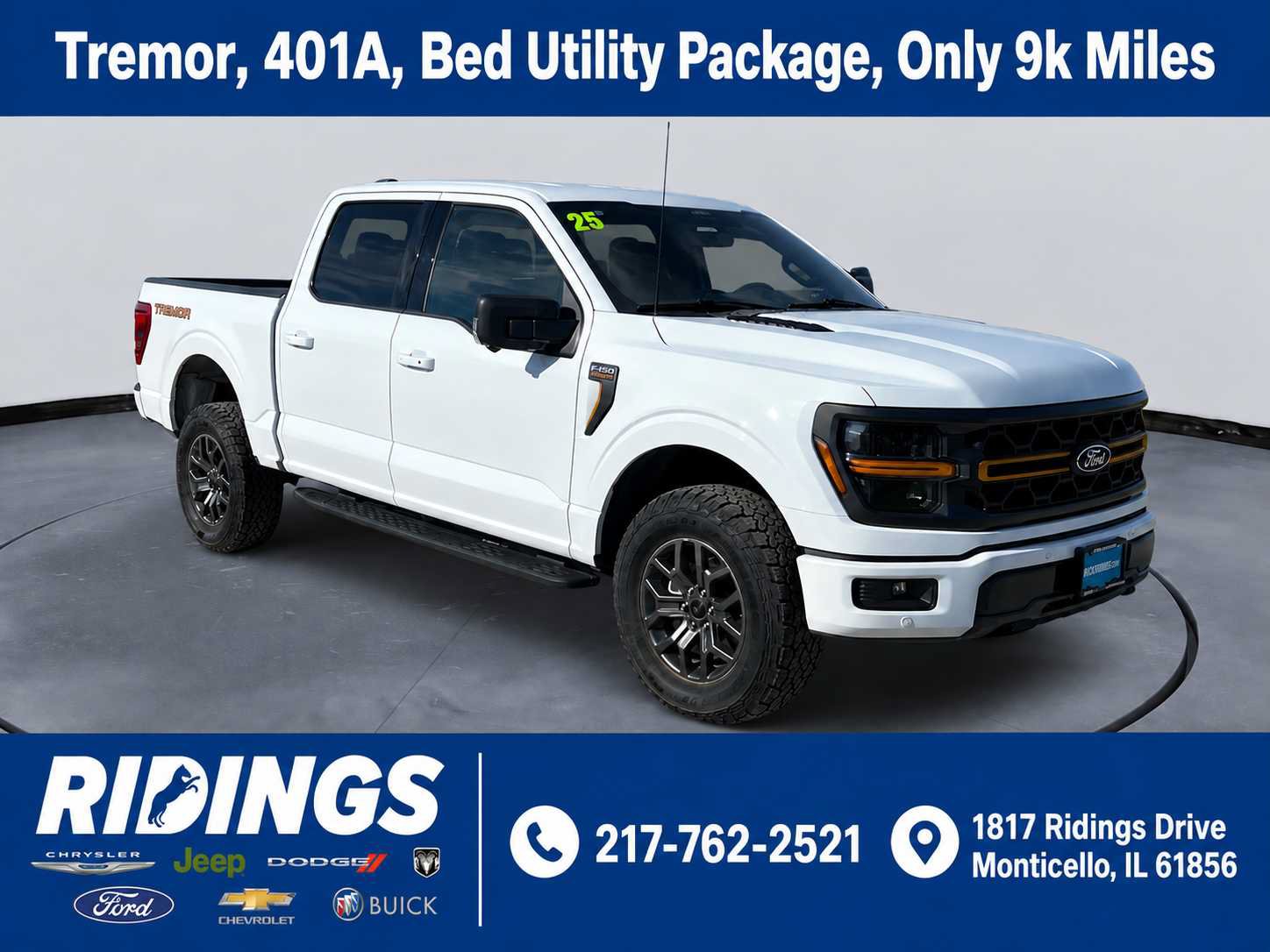 Used 2025 Ford F150 Tremor w/ Bed Utility Package AWD/4WD image 1