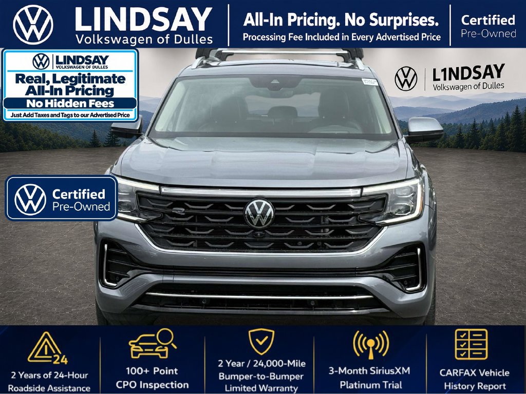 Certified 2024 Volkswagen Atlas SEL Premium R-Line AWD/4WD image 3