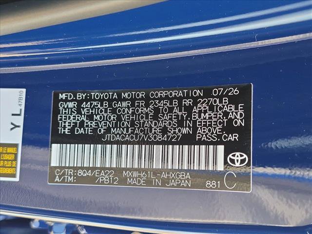 New 2027 Toyota Prius Plug-In Hybrid FWD image 17