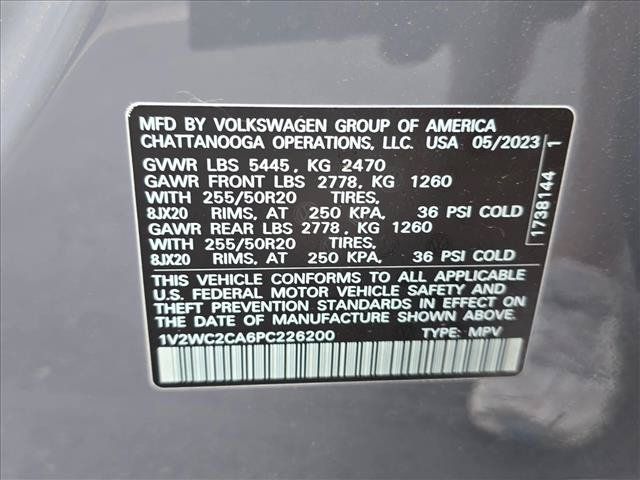 Certified 2023 Volkswagen Atlas Cross Sport SE FWD image 28