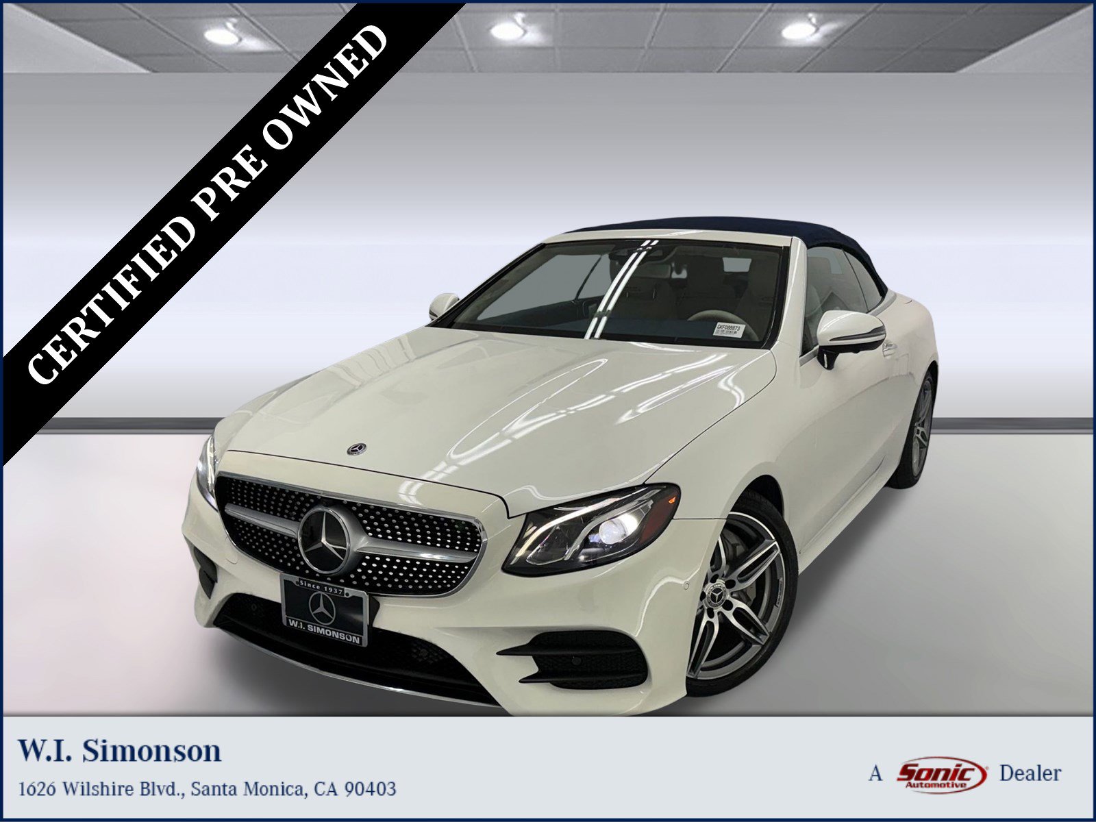 Certified 2019 Mercedes-Benz E 450 Cabriolet image 1