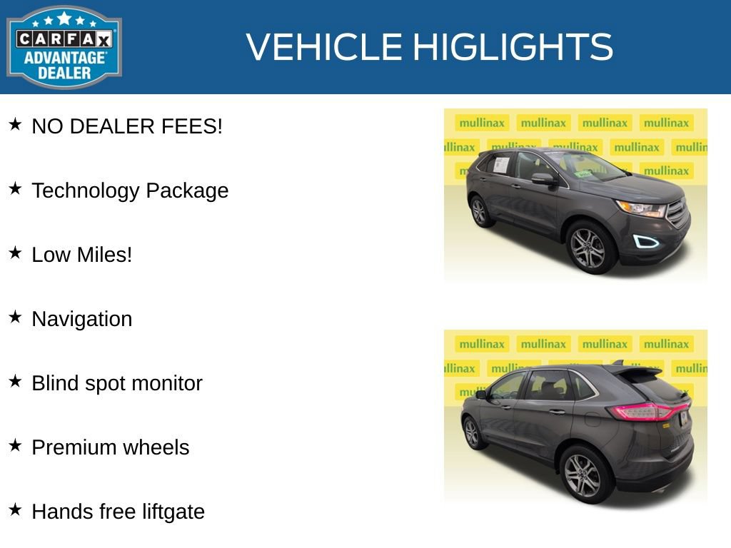 Used 2015 Ford Edge Titanium w/ Technology Package FWD image 11