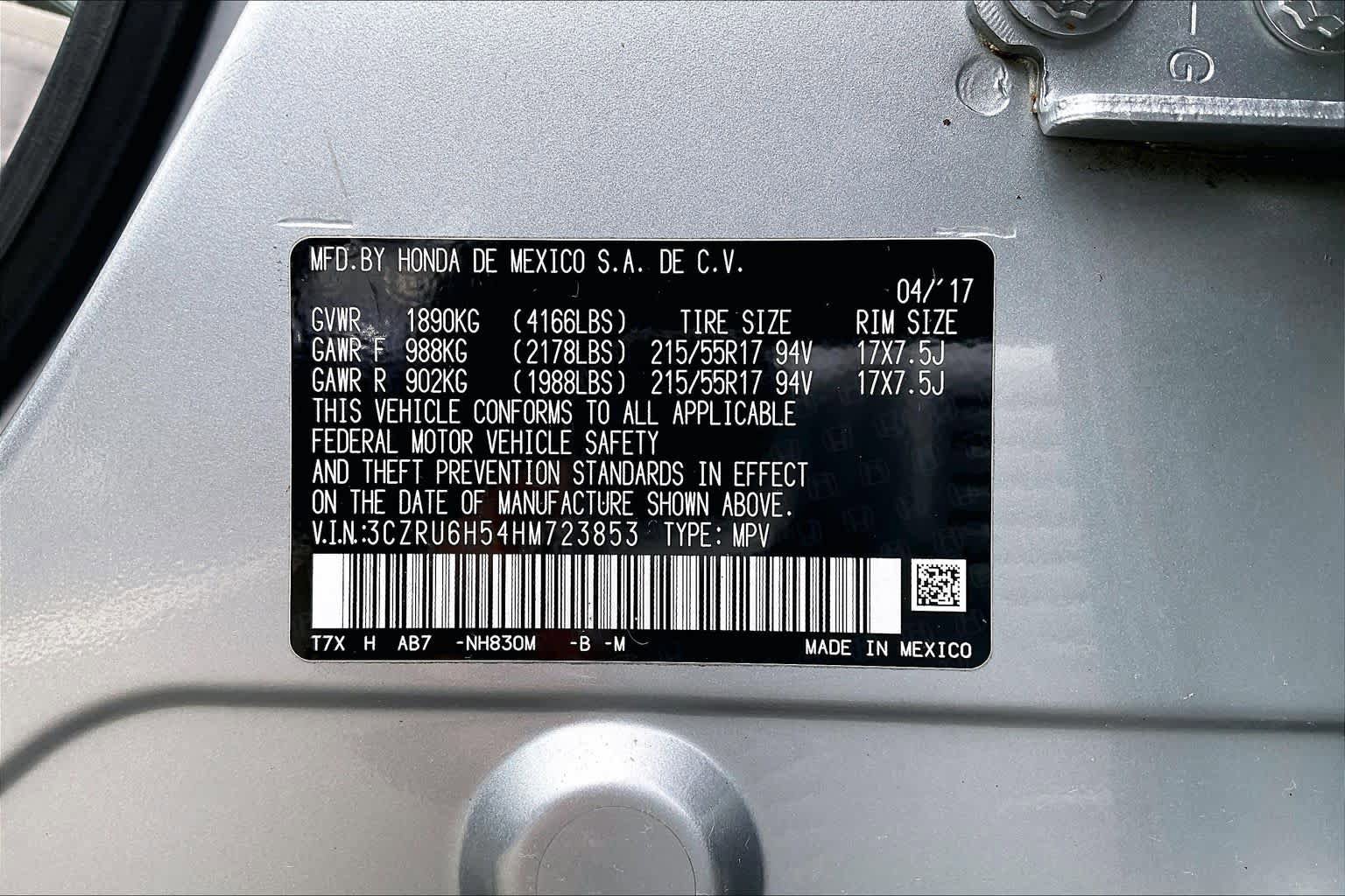 Used 2017 Honda HR-V EX image 35