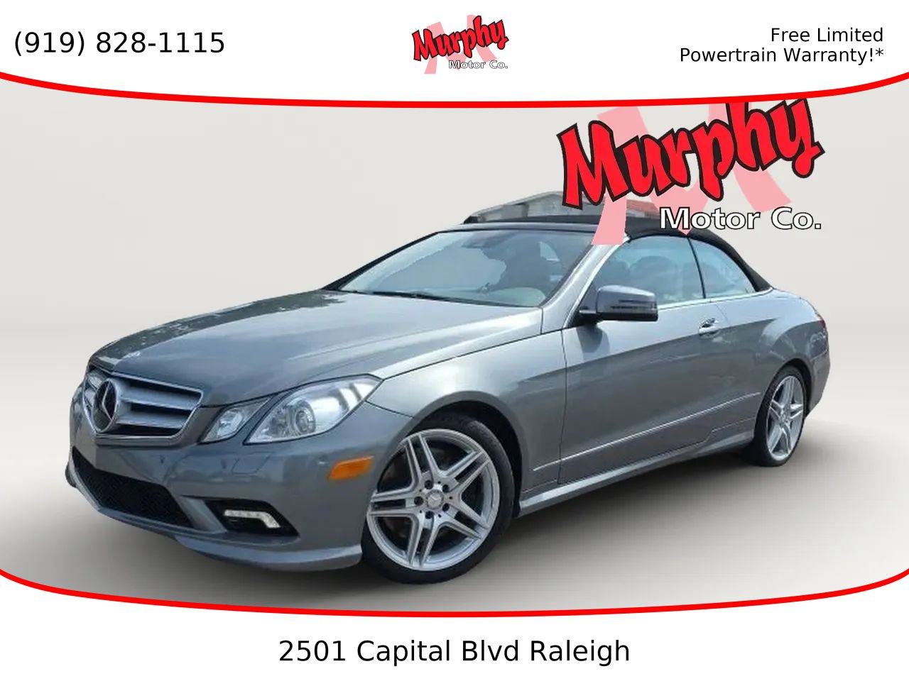 Used 2011 Mercedes-Benz E 550 Cabriolet w/ Premium 2 Pkg