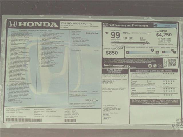 New 2026 Honda Prologue Touring image 18