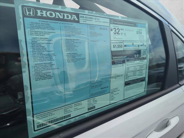 New 2026 Honda Accord LX image 21