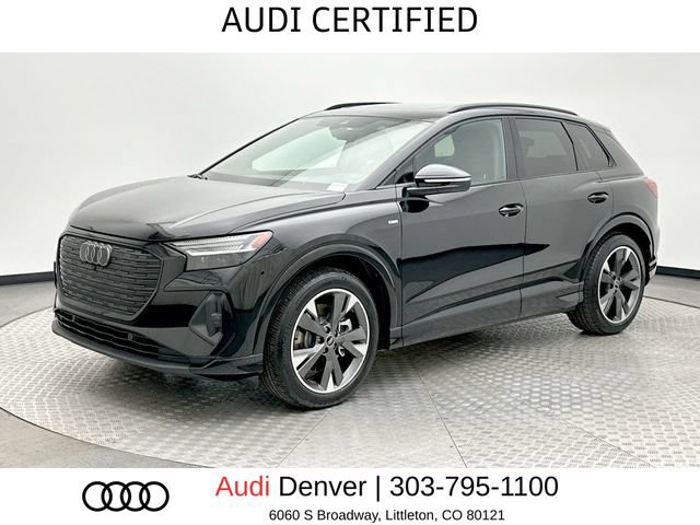 Certified 2025 Audi Q4 e-tron Prestige w/ Black Optic Package