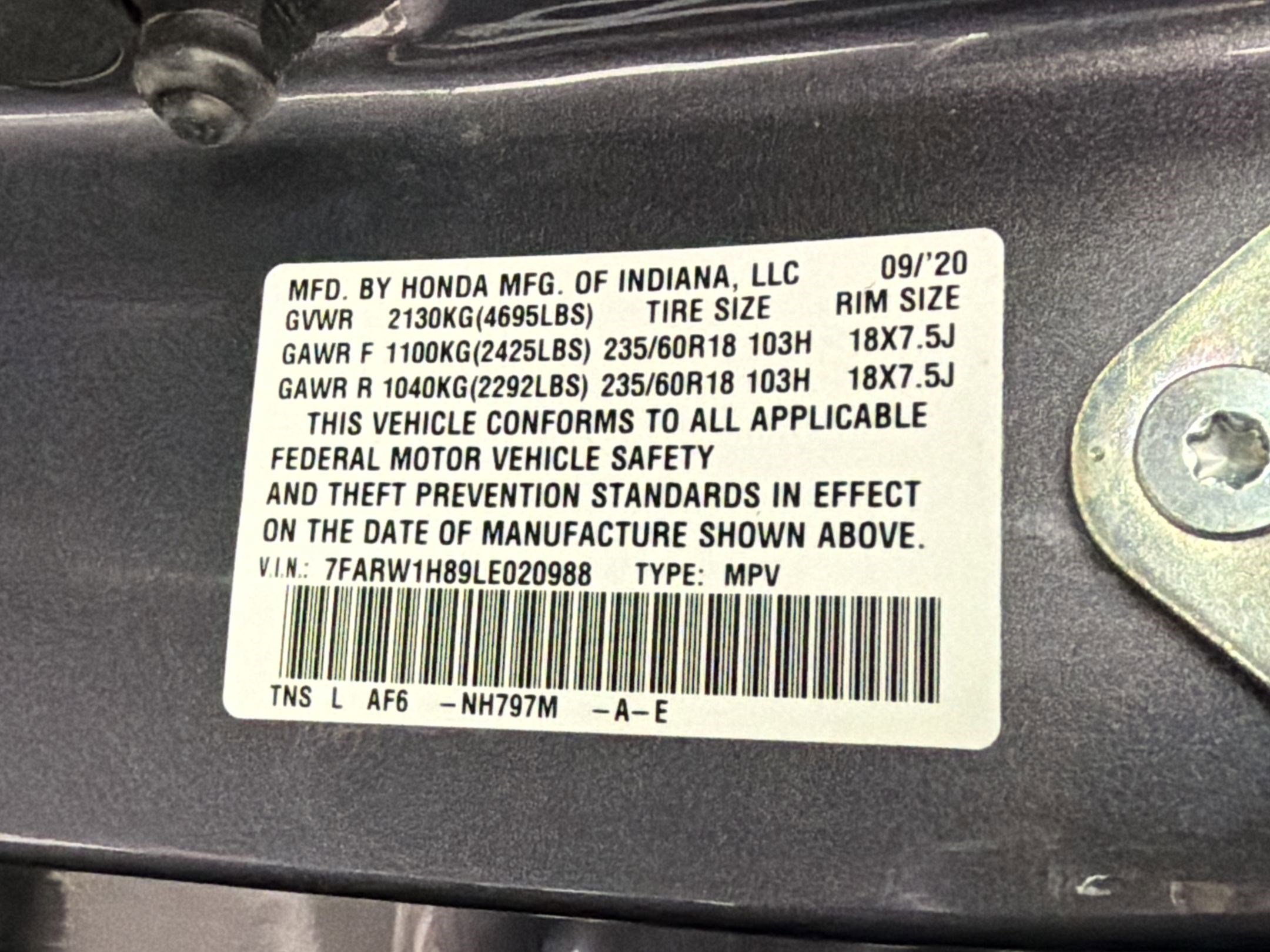 Used 2020 Honda CR-V EX-L image 19