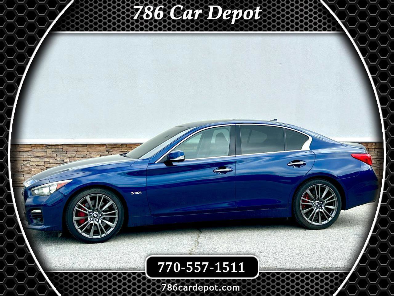 Used 2017 INFINITI Q50 Red Sport 400 RWD image 1