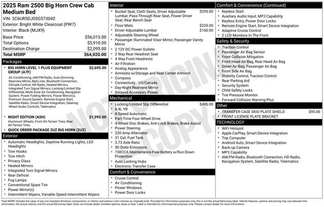 Used 2025 RAM 2500 Big Horn image 31