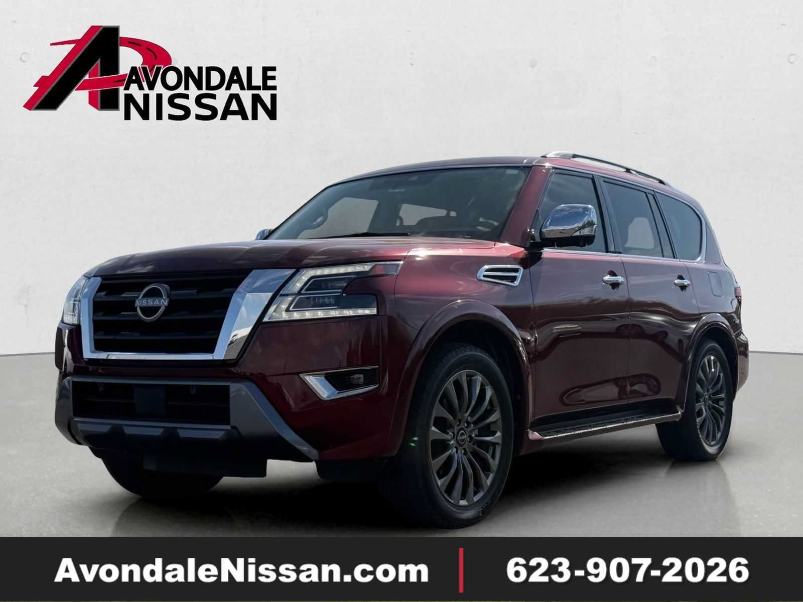 Used 2023 Nissan Armada Platinum w/ Captain's Chairs Package