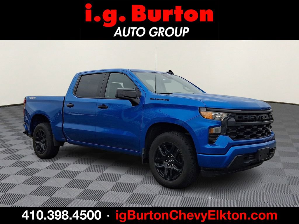 Used 2024 Chevrolet Silverado 1500 Custom w/ LPO, Dark Essentials Package