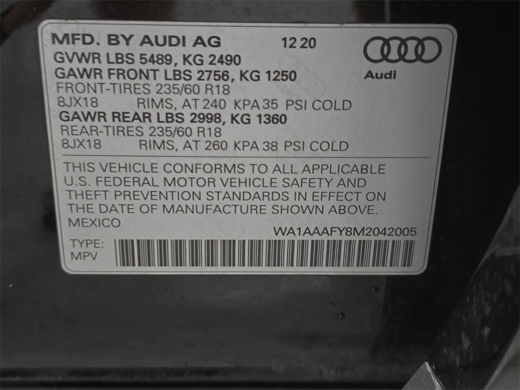 Used 2021 Audi Q5 2.0T Premium image 33