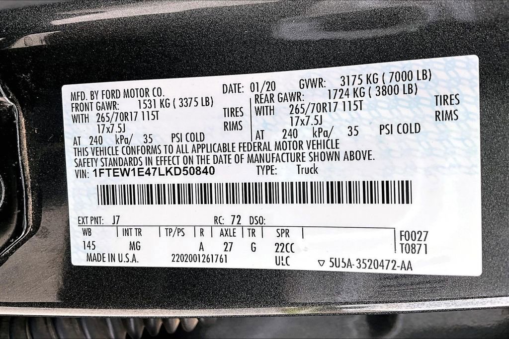 Used 2020 Ford F150 XLT AWD/4WD image 29