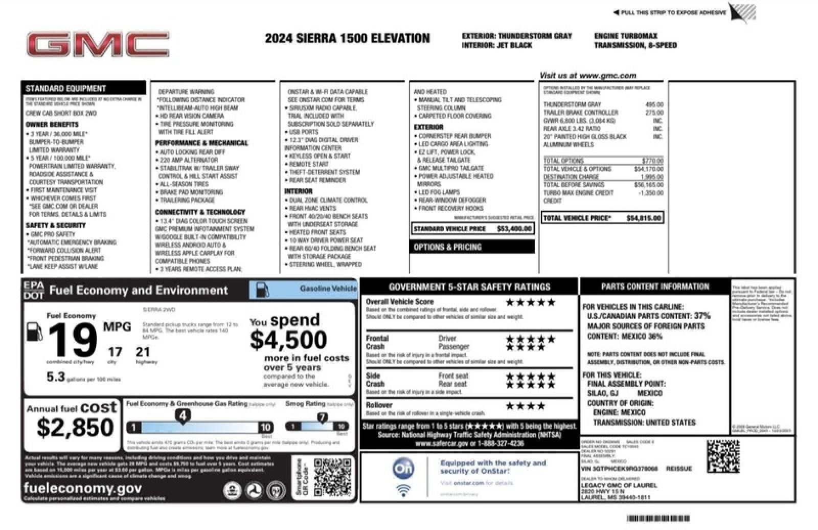 Used 2024 GMC Sierra 1500 Elevation image 28