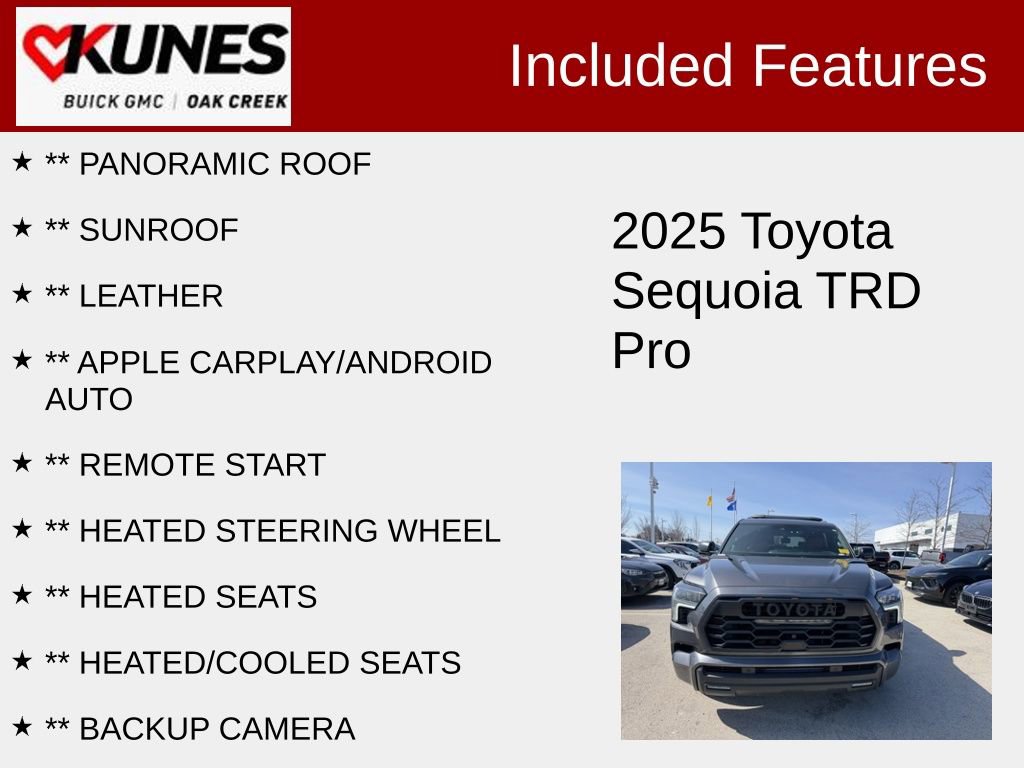 Used 2025 Toyota Sequoia TRD Pro image 2