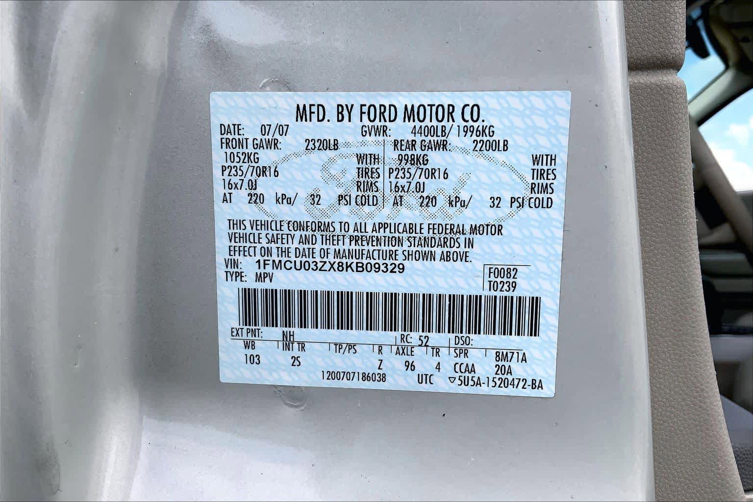 Used 2008 Ford Escape XLT FWD image 34