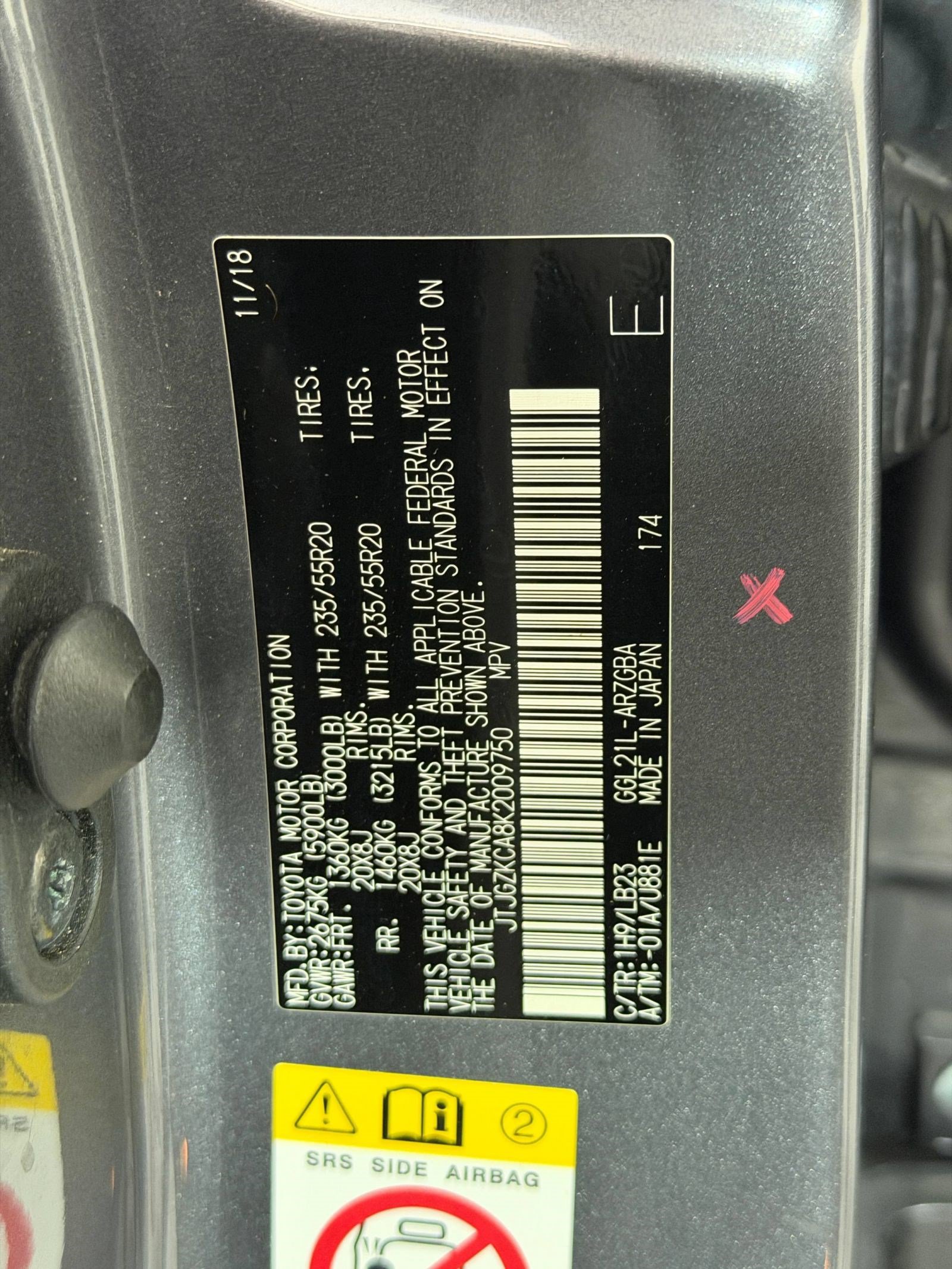 Used 2019 Lexus RX 350L FWD w/ Premium Package image 25
