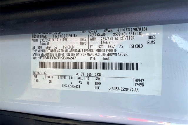 Certified 2023 Ford Transit 250 Low Roof w/ Exterior Upgrade Package image 31