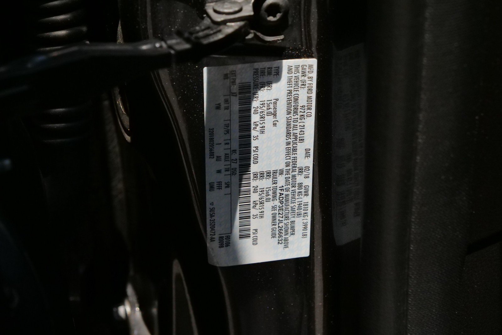 Used 2018 Ford Focus S FWD image 30