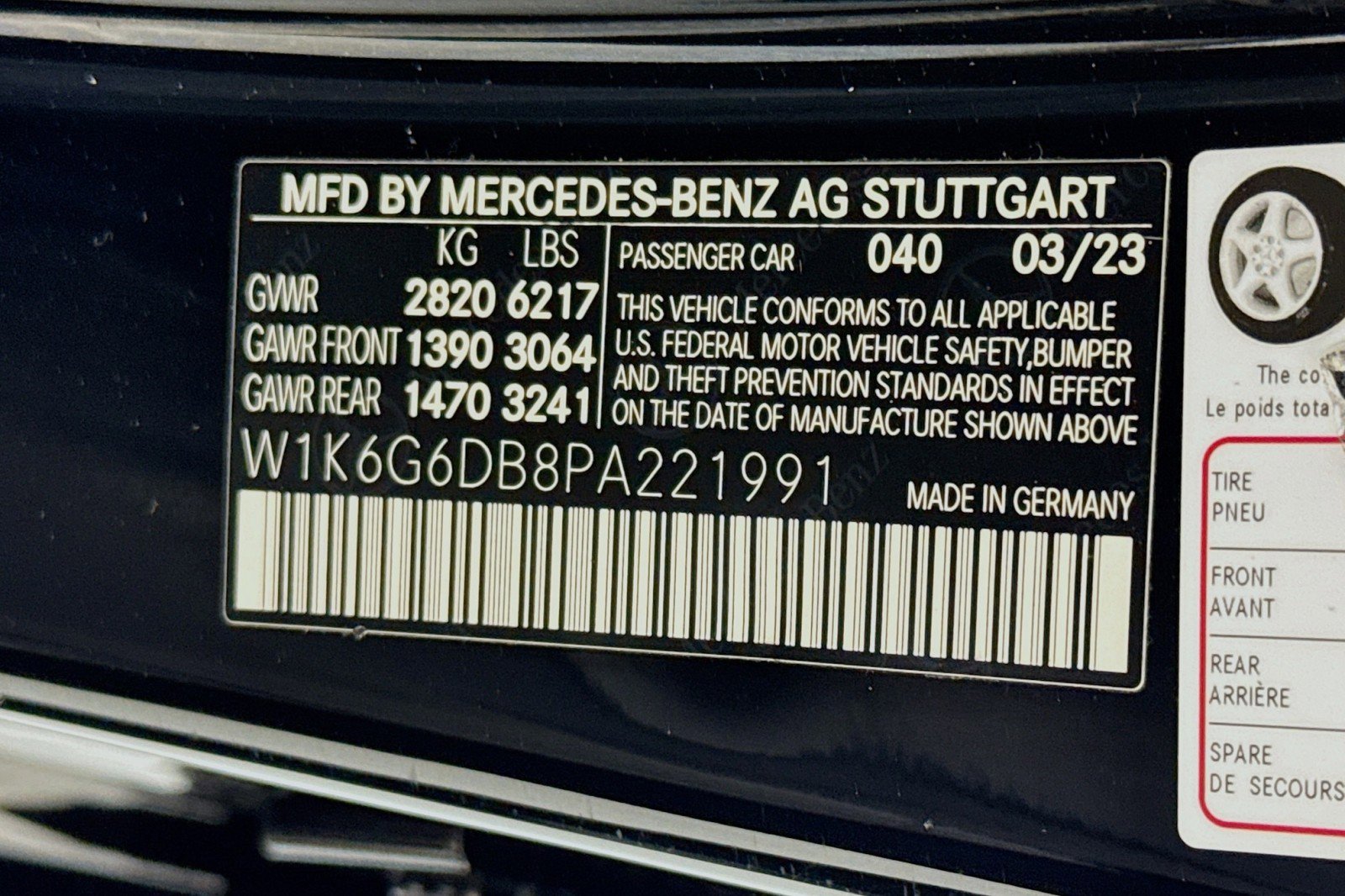 Certified 2023 Mercedes-Benz S 500 4MATIC image 26