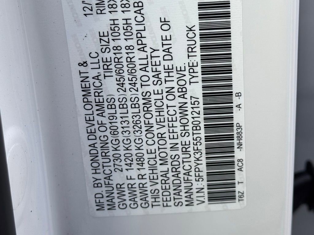 New 2026 Honda Ridgeline RTL image 42