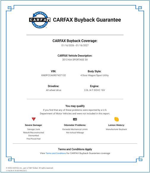 Used 2013 Kia Sportage SX w/ SX Premium Pkg image 51