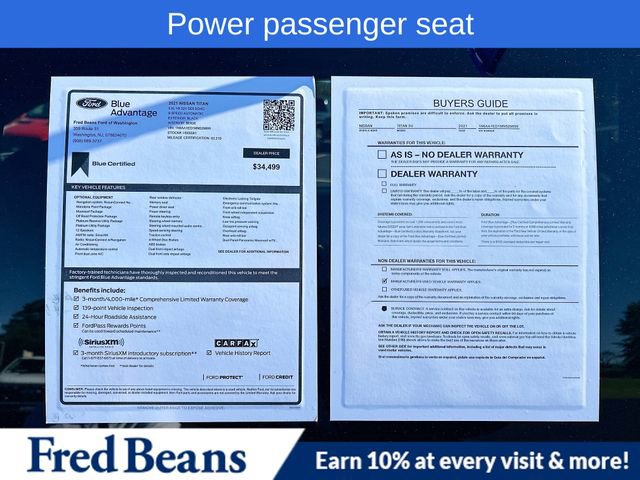 Used 2021 Nissan Titan Platinum Reserve w/ Moonroof Package image 37