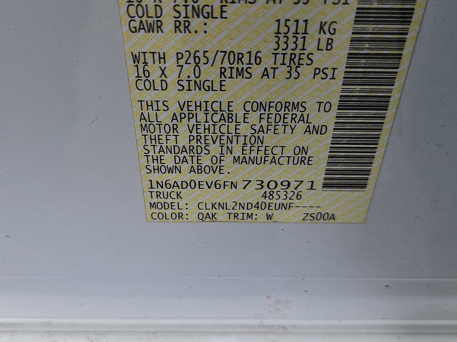 Used 2015 Nissan Frontier SV w/ SV Value Truck Package image 14